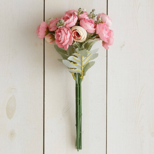 Mini Pink And Cream Ranunculus Bouquet