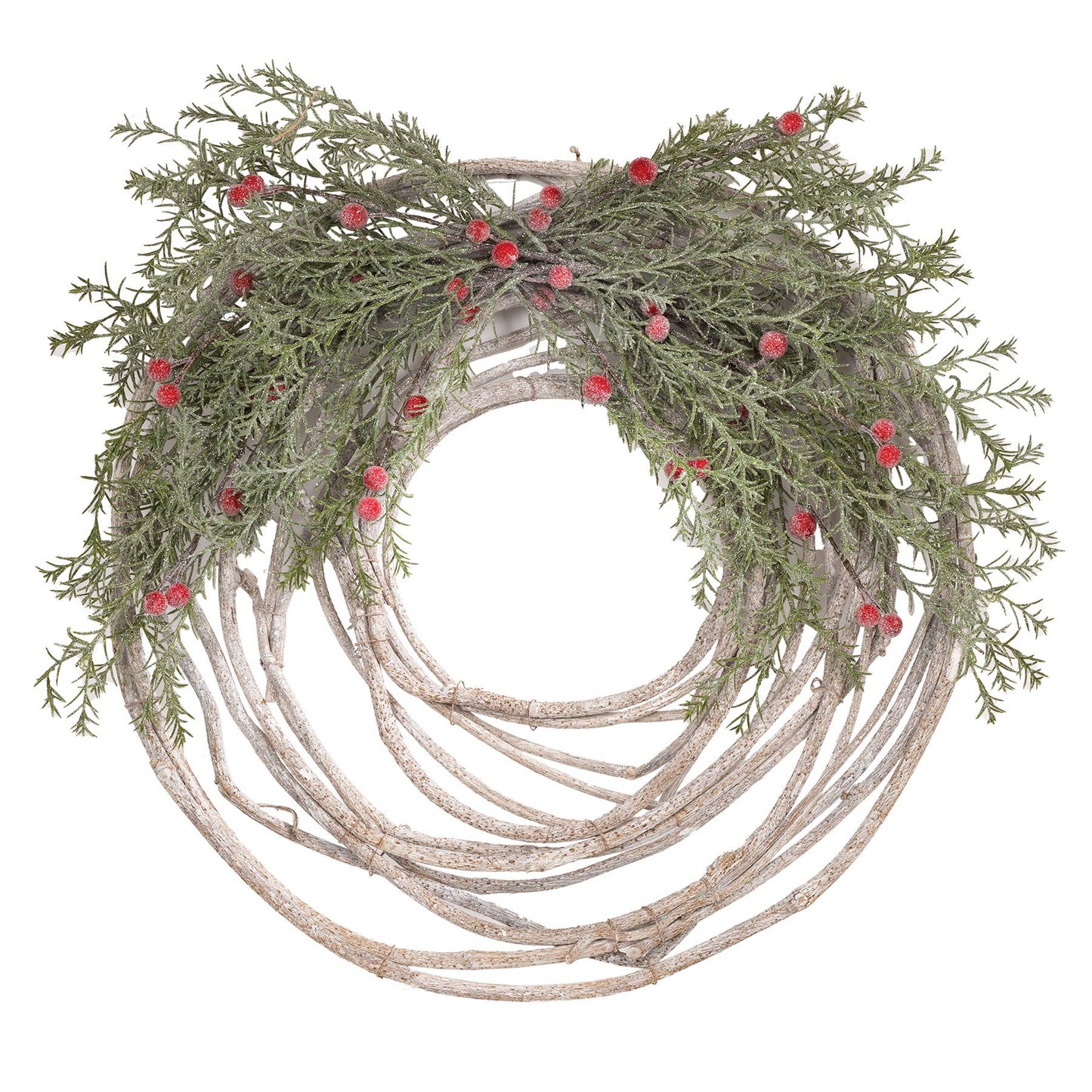 Large English Yew Candle Ring/Wreath - 24"