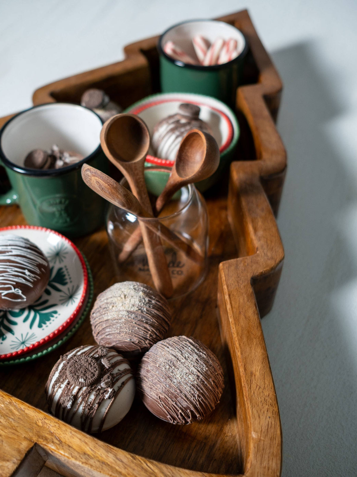 Christmas Tree Dough Bowl -Large