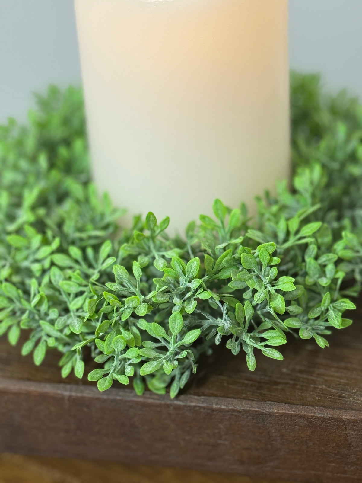 Small leaf Small candle ring
