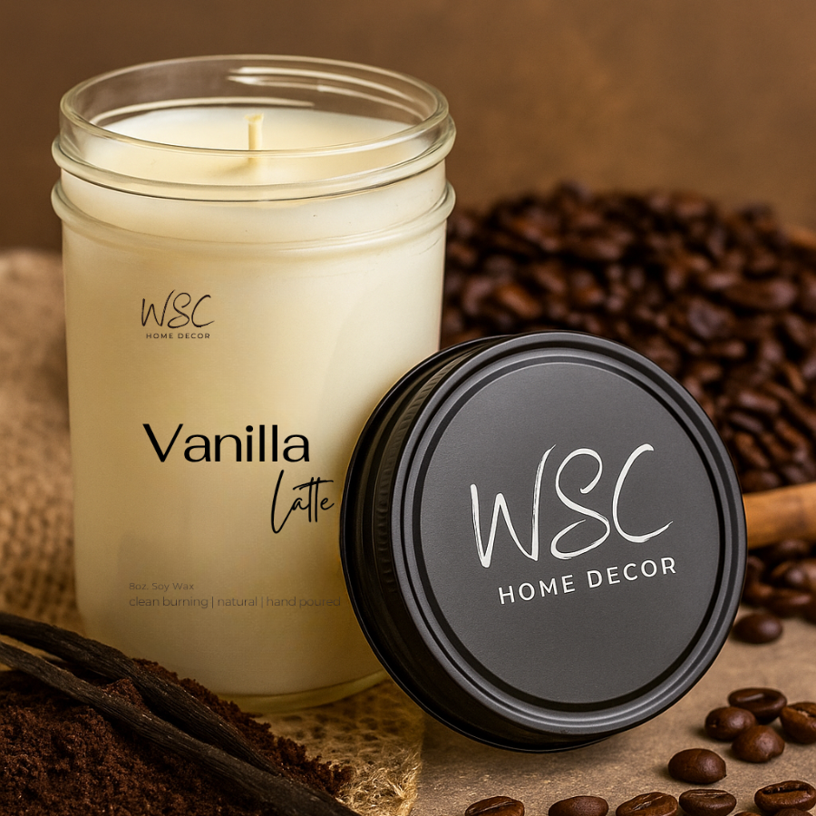 Vanilla Latte - 8oz Candle Or Wax Melts