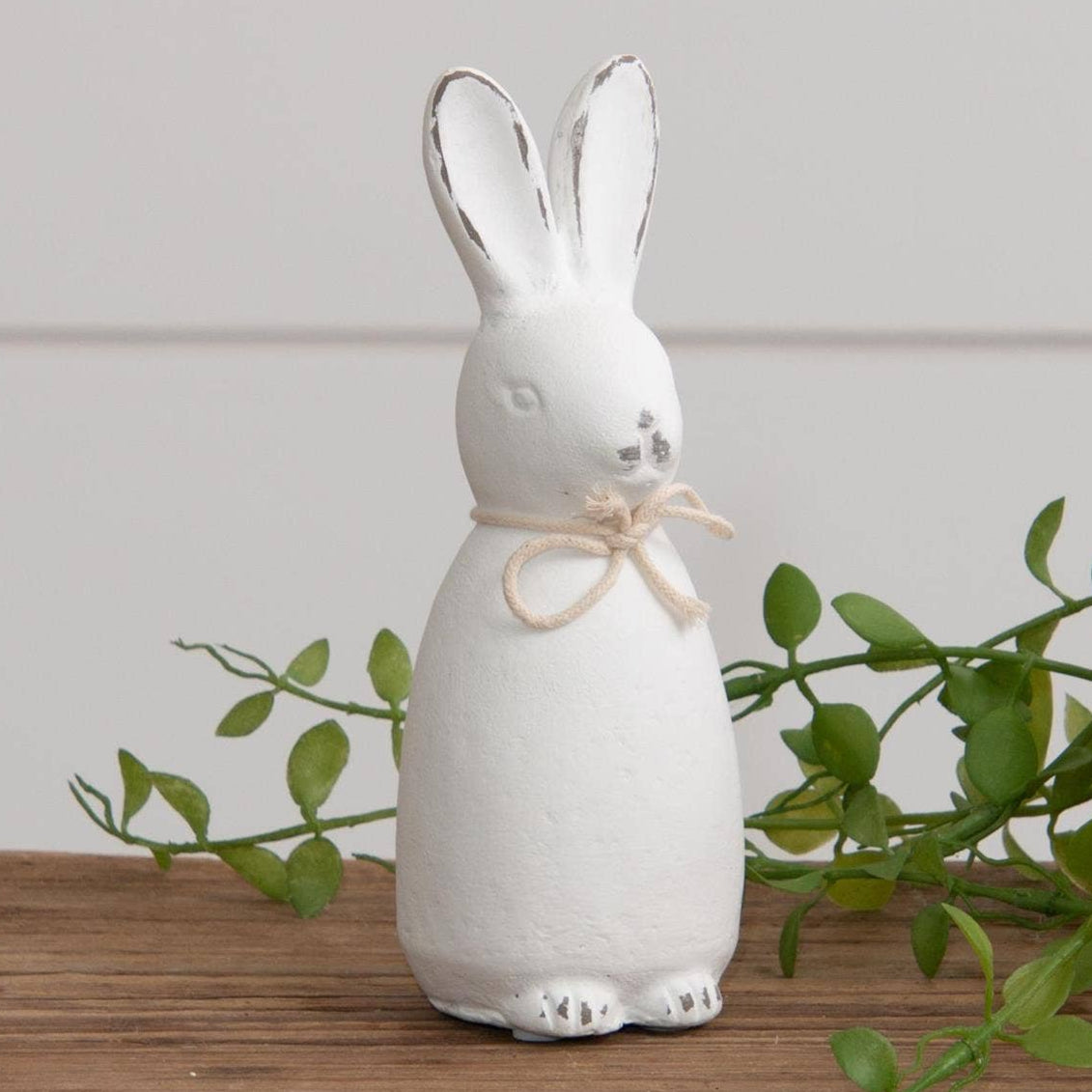 Rustic Cement Rabbit Figurine