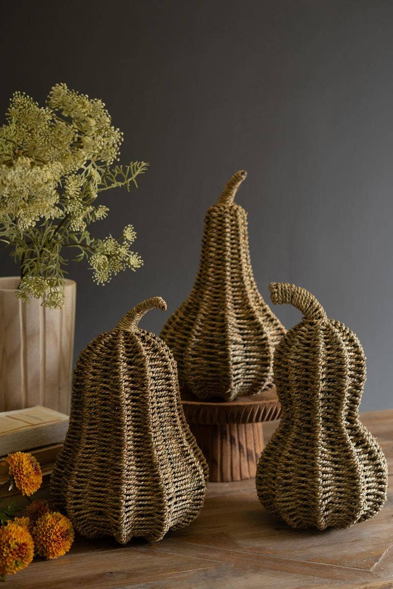 WOVEN VINE GOURDS (3 styles)