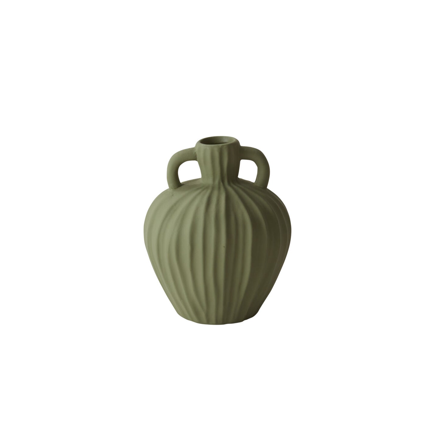 Thayer Olive Green Bud Vase