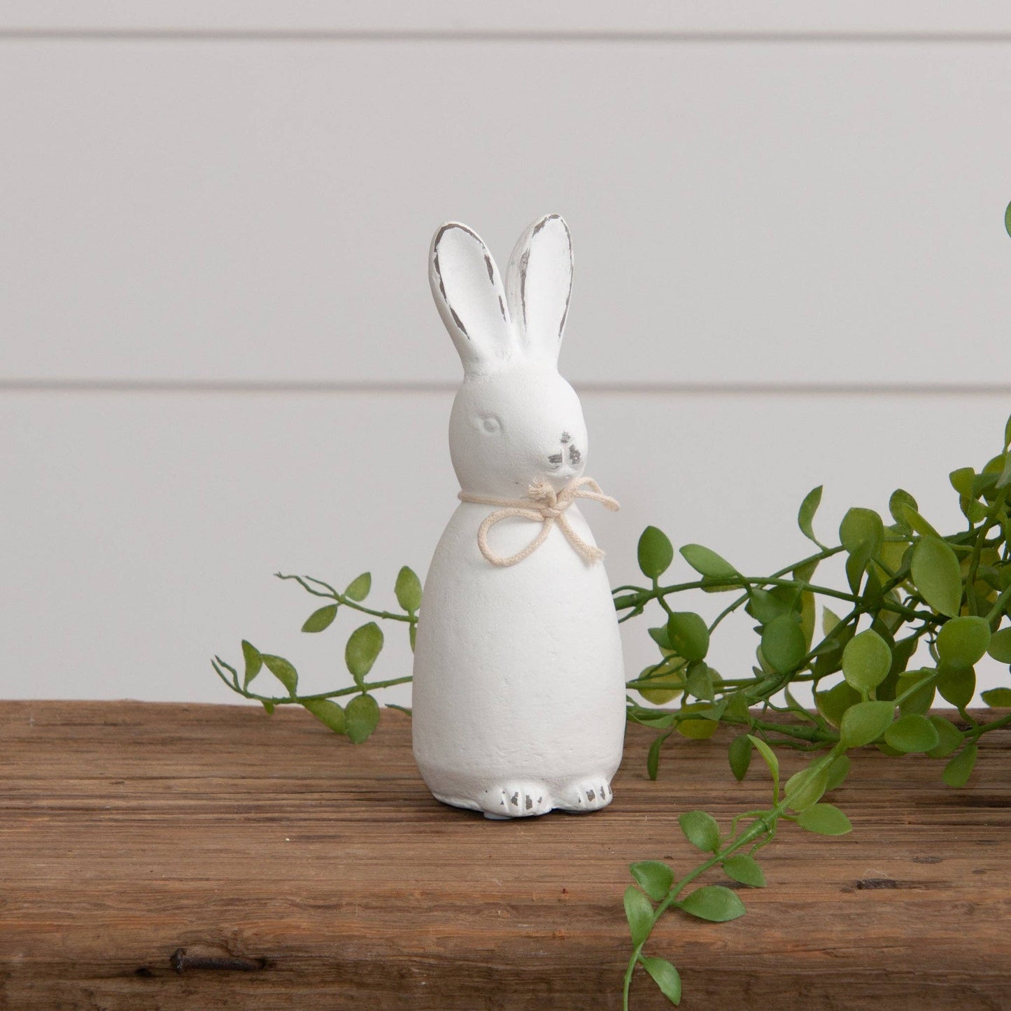 Rustic Cement Rabbit Figurine