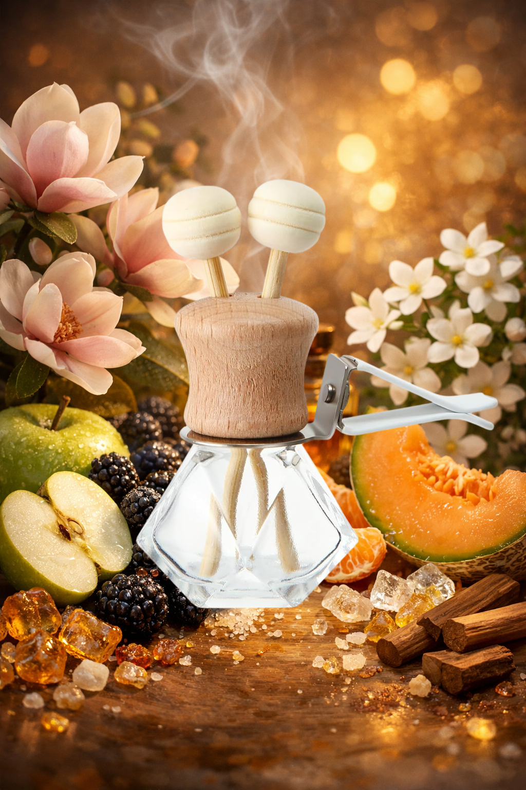 Diamond Cut- Vent Diffuser Bottle (multiple scents available)