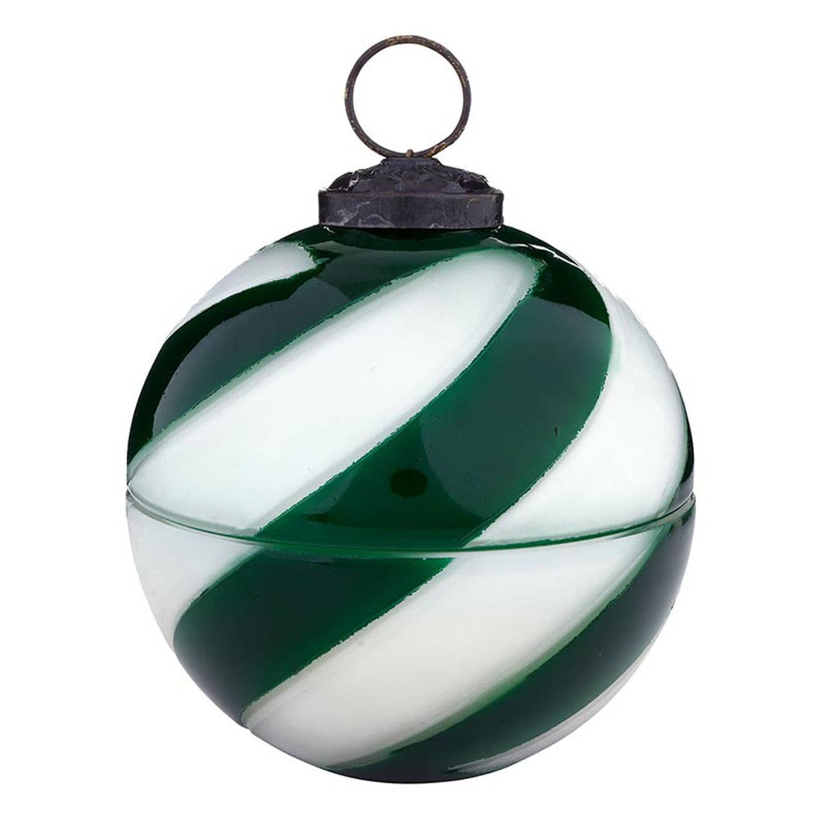Green Peppermint Twist Candle