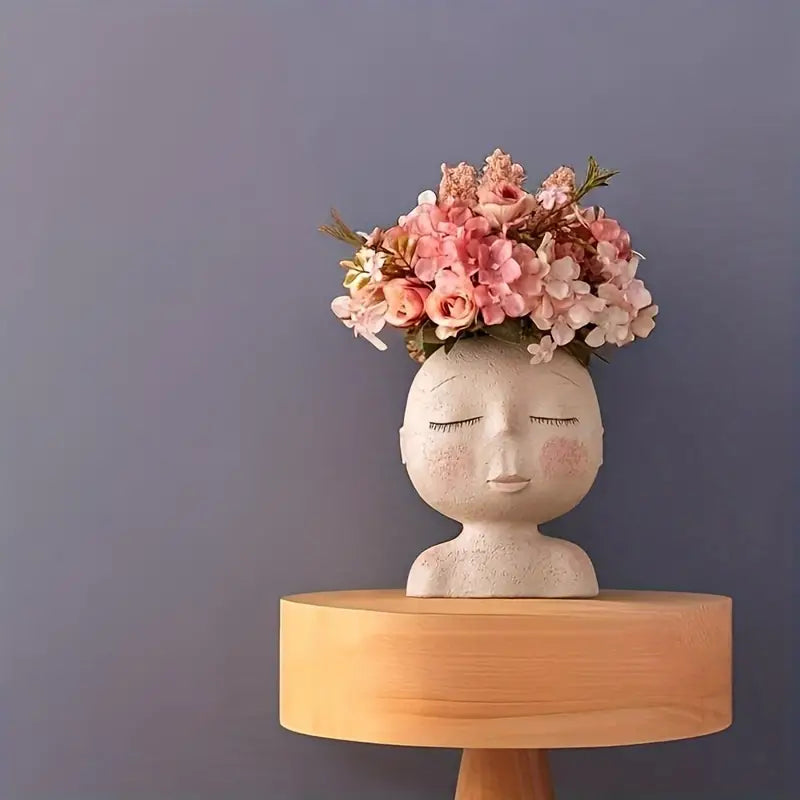 Face Planter- Closed Eyes, Blushed Cheeks (white)