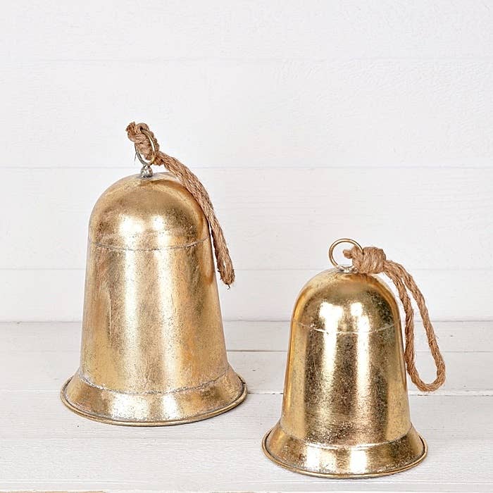 Metal Bell w.Loop-Brushed Gold