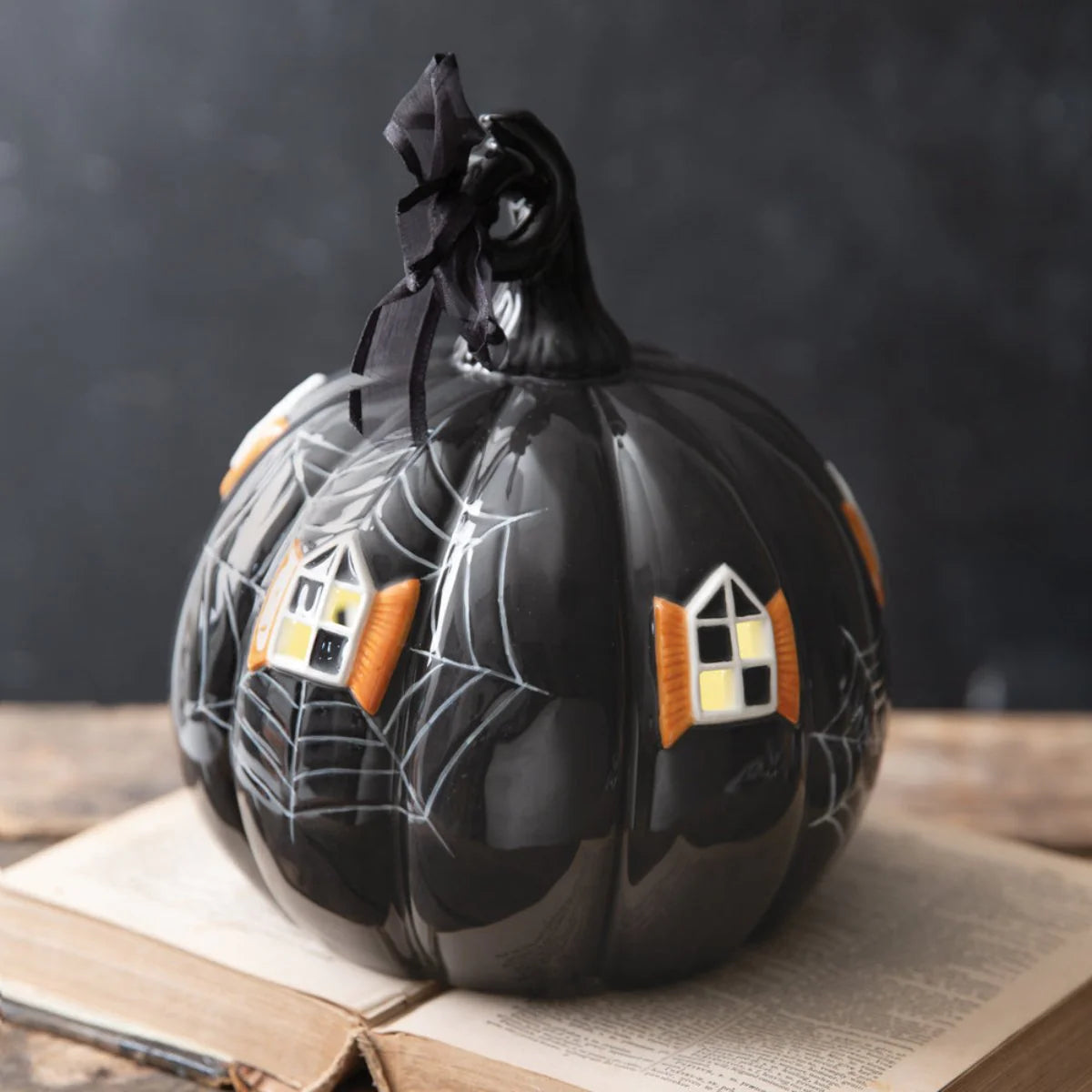 Porcelain Pumpkin Manor (Lighted