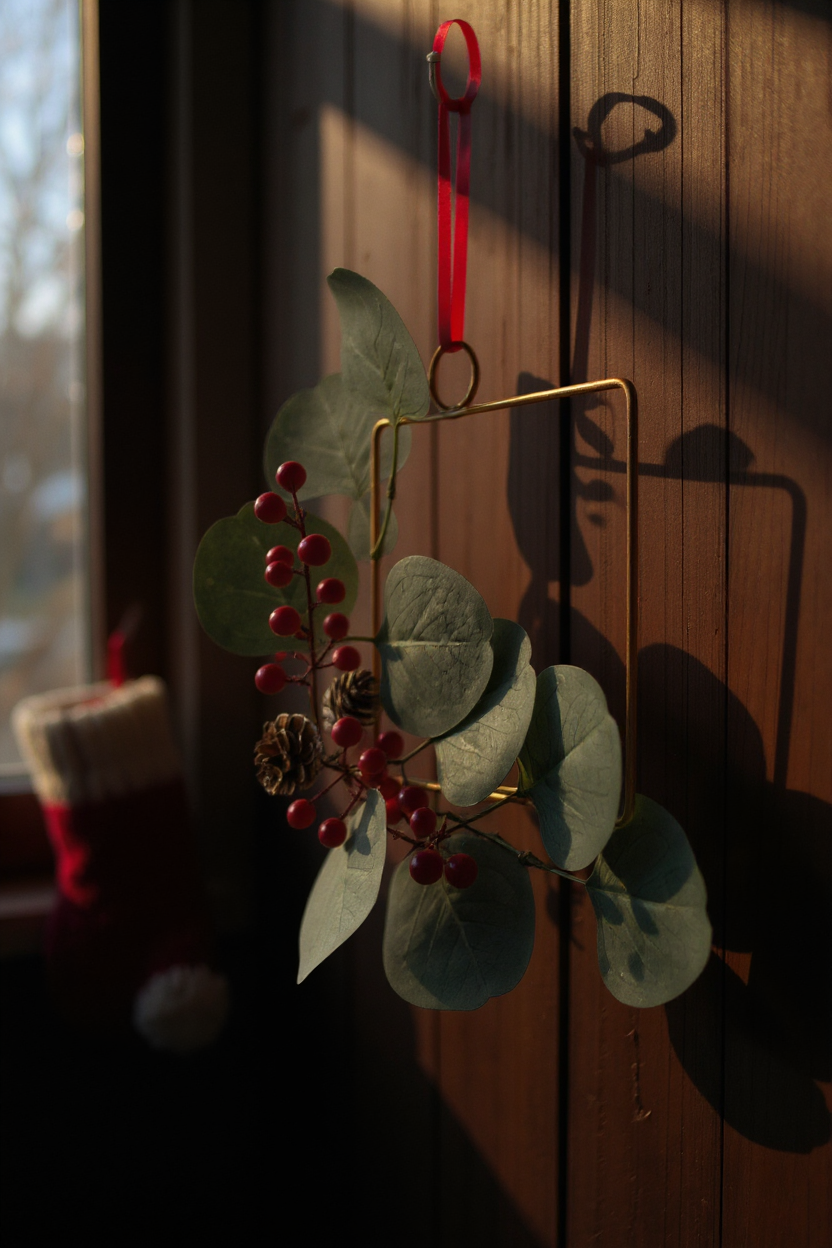 Square Eucalyptus Wreath -Small