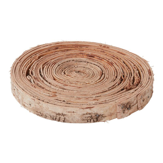 Natural Birchwood Charger – Rustic Table Decor or Candle Base