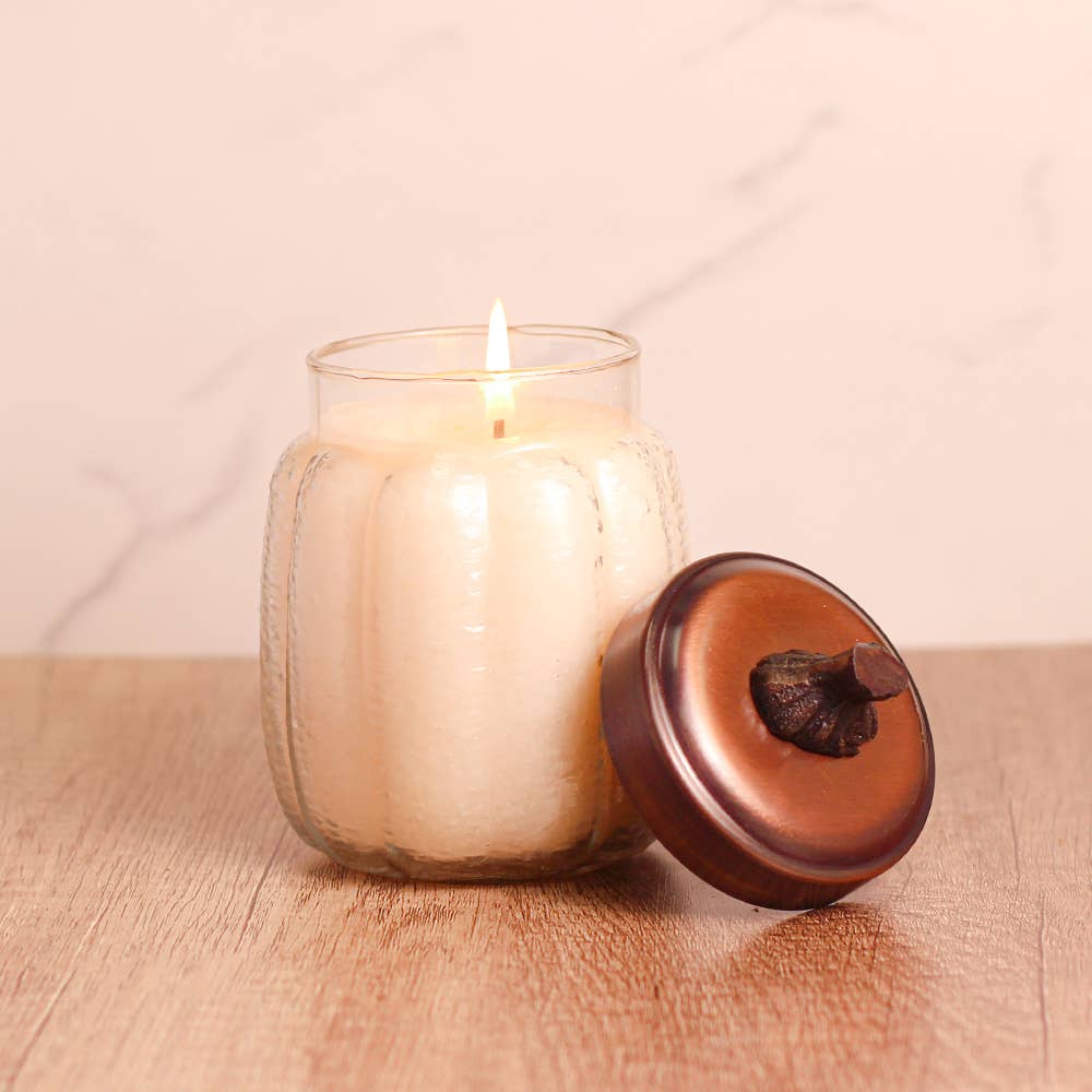 Pumpkin Chata - Pumpkin Shaped Jar - Small Candle (15oz.)