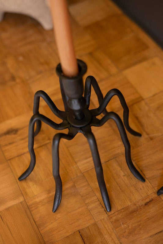 SPIDER TAPER CANDLE HOLDERS (2 sizes)