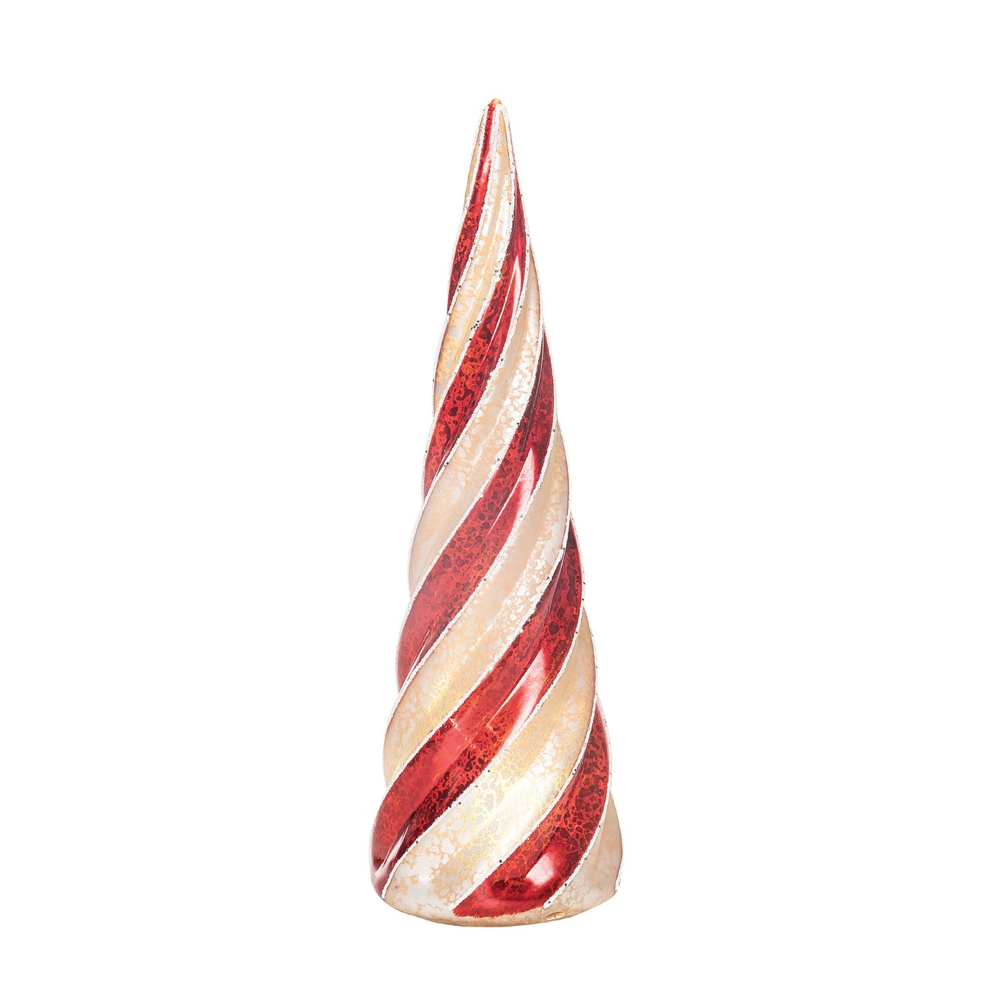 Christmas Peppermint Twist Glass Tree (2 sizes)