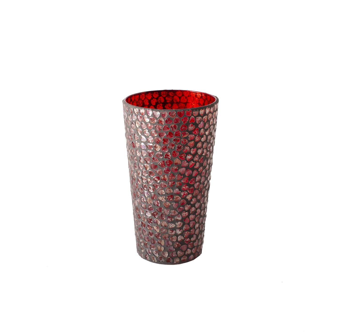 Orren Ellis Mosaic Heart Vase (small)