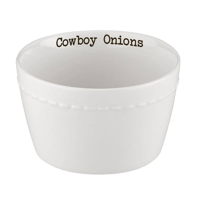 Chili Condiment Set - Cowboys