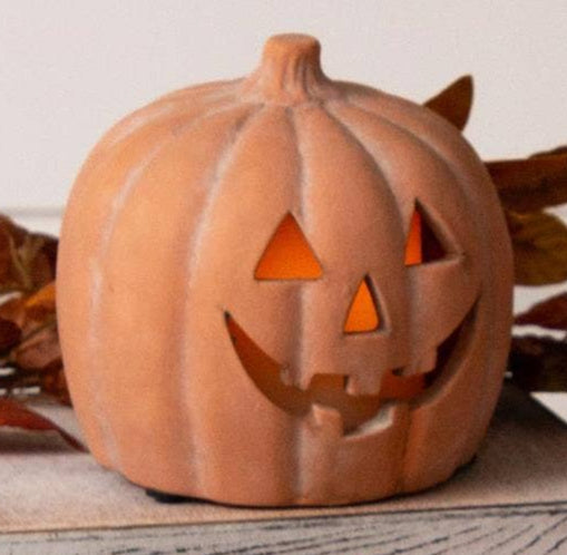 Terracotta Jack O' Lanterns (2 sizes)