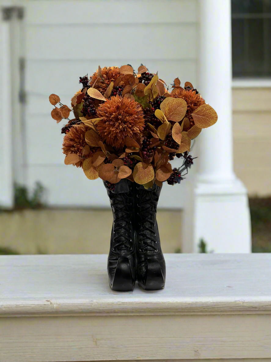 Halloween Witch’s Boots Floral Arrangement