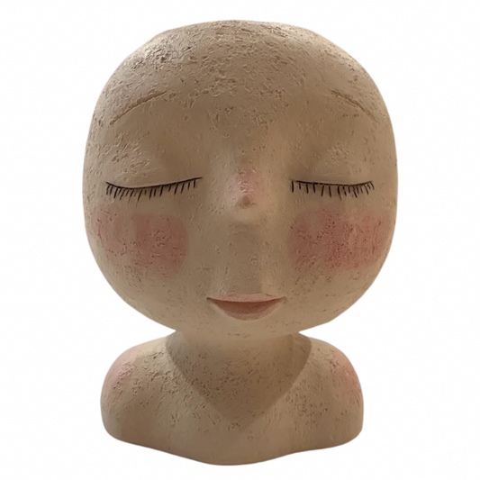 Face Planter- Closed Eyes, Blushed Cheeks (light tan)