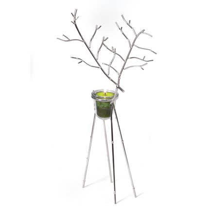 Modern Metal Reindeer candle holder