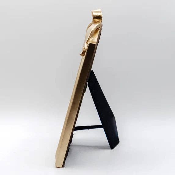Gold Bow Detail Picture Frame, 5x7