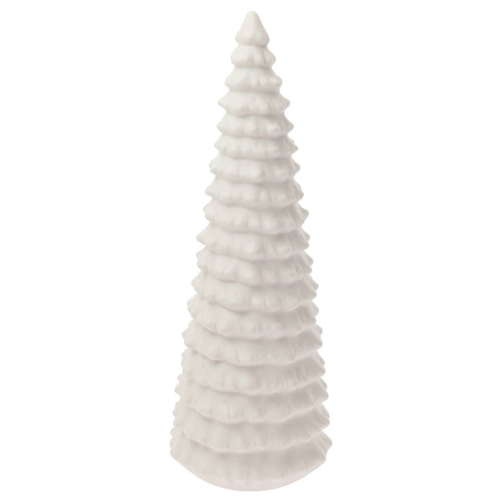 White Ceramic Led Christmas Trees (3 Sizes)