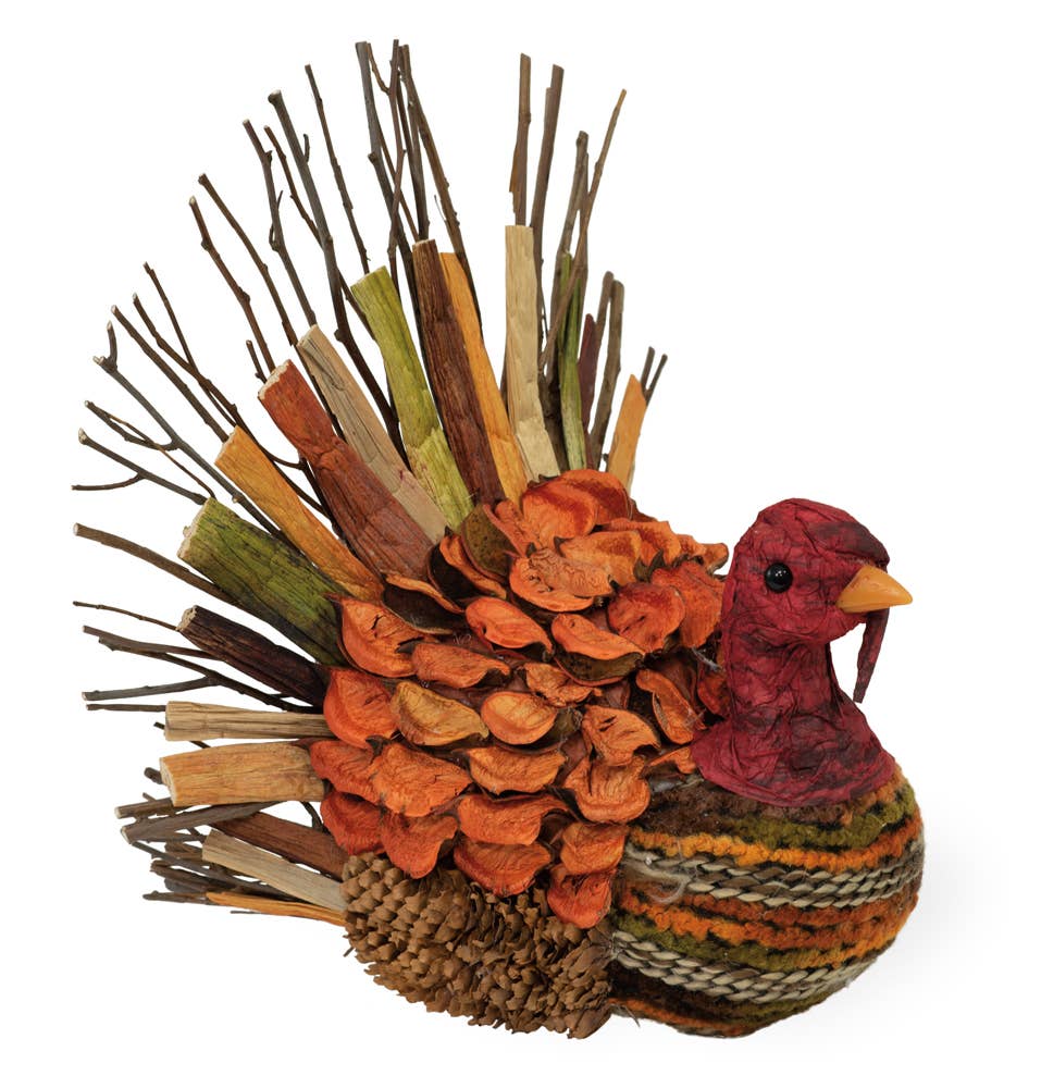 Handcrafted Rustic Turkey- Medium 🦃🍂