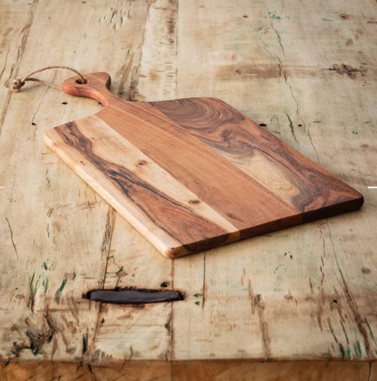 WOODEN LIVE EDGE BREAD BOARD