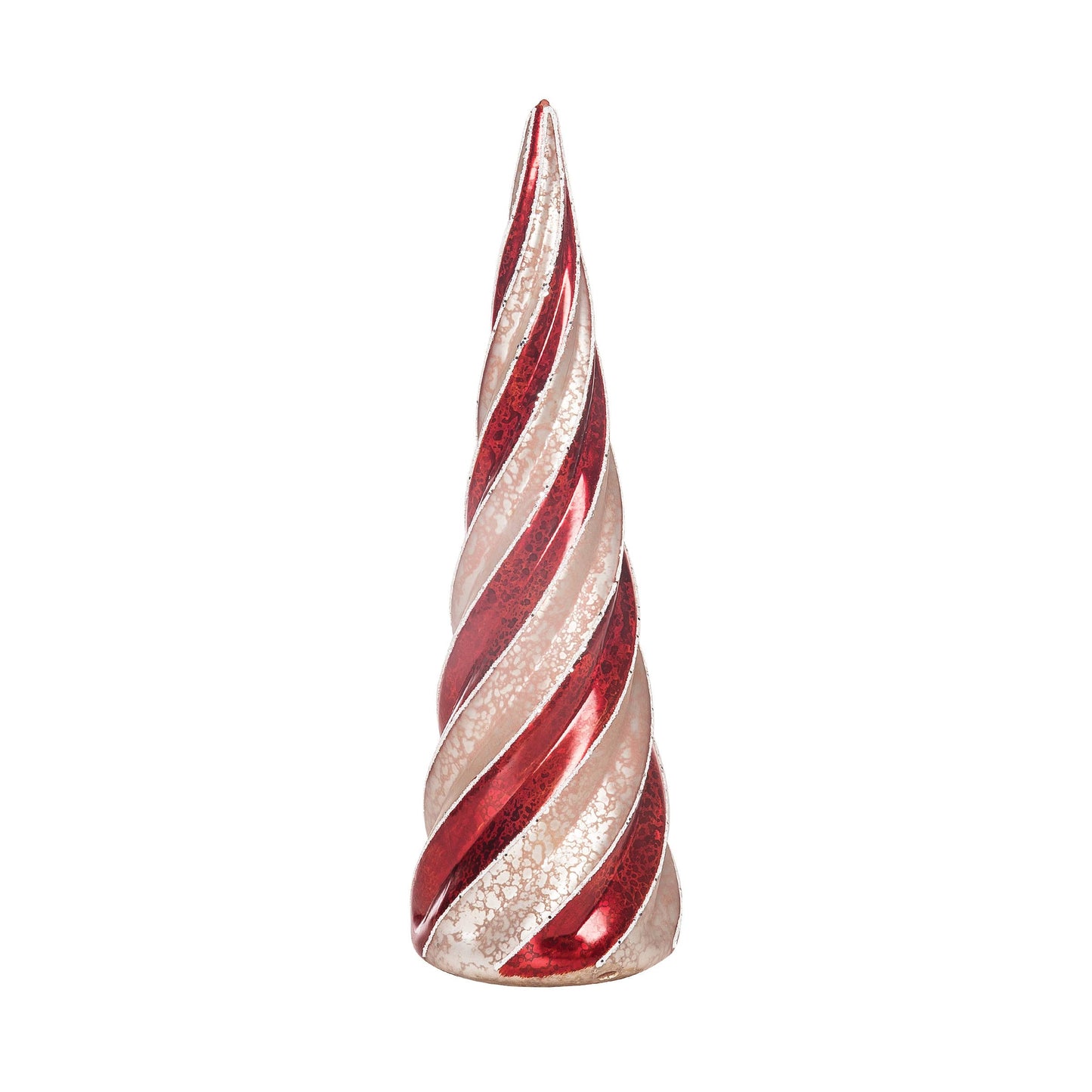 Christmas Peppermint Twist Glass Tree (2 sizes)