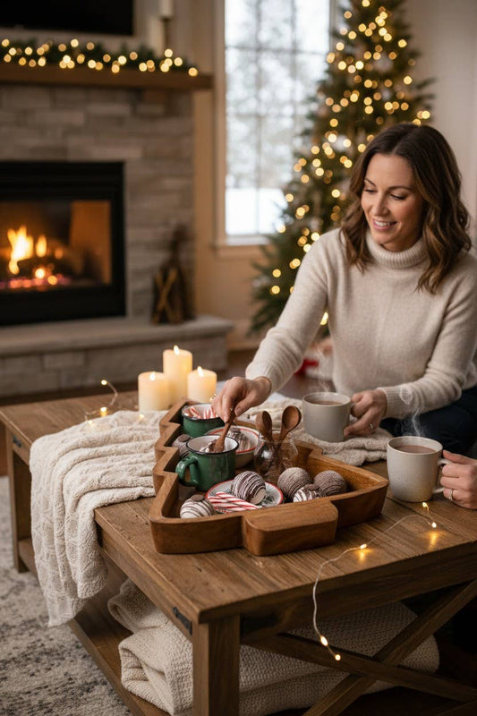 Christmas Tree Dough Bowl -Large