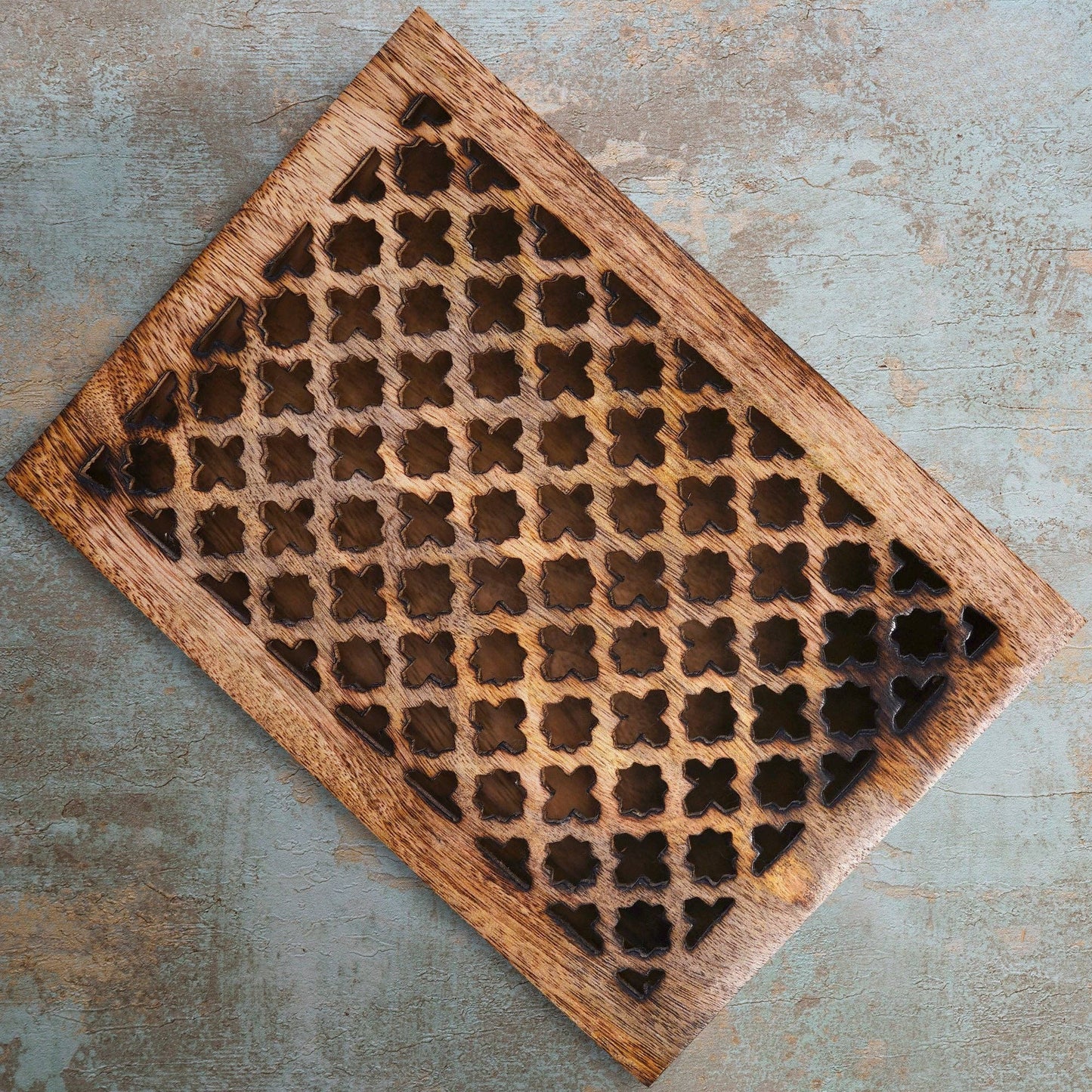 Trellis Mango Wood Box