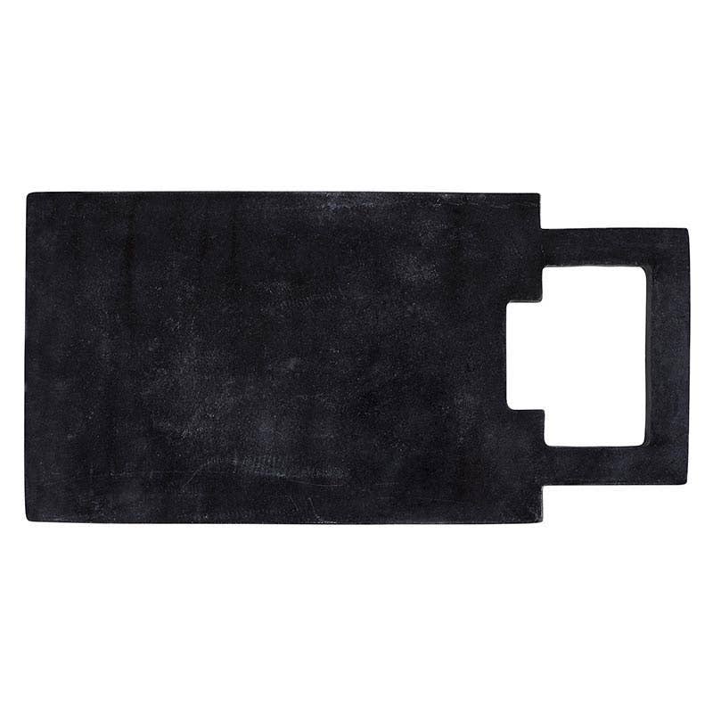 Marble Serving Tray W/ Carved Square Handle (2 colors)