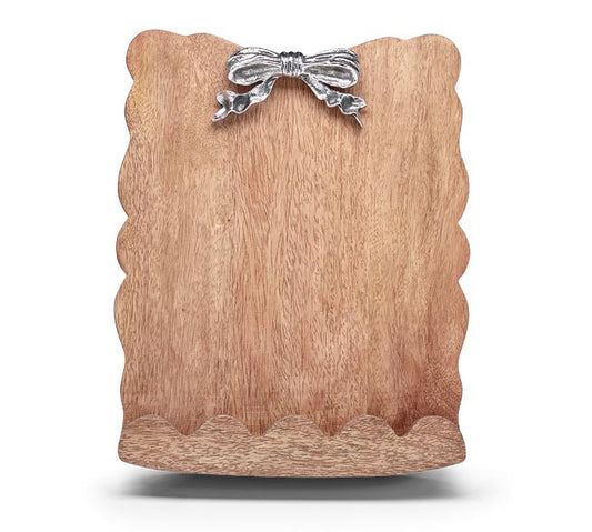 WOODEN COOKBOOK STAND WITH BOW