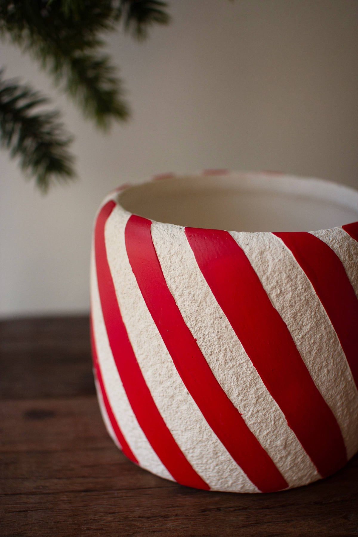 CONCRETE CANDY CANE PLANTERS (3 sizes)