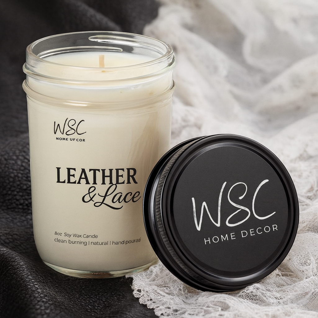 Leather and Lace - 8oz Candle Or Wax Melts