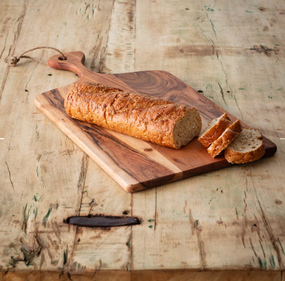 WOODEN LIVE EDGE BREAD BOARD