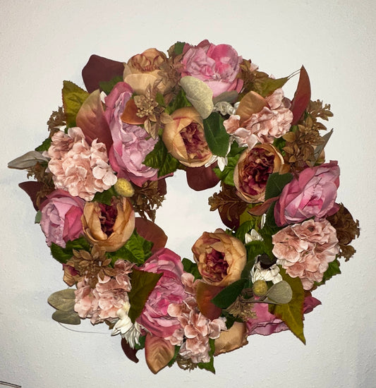 Multi floral Wreath - 18"