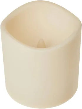 4in x 4in Flameless LED Resin Candle w/ Timer (46046)