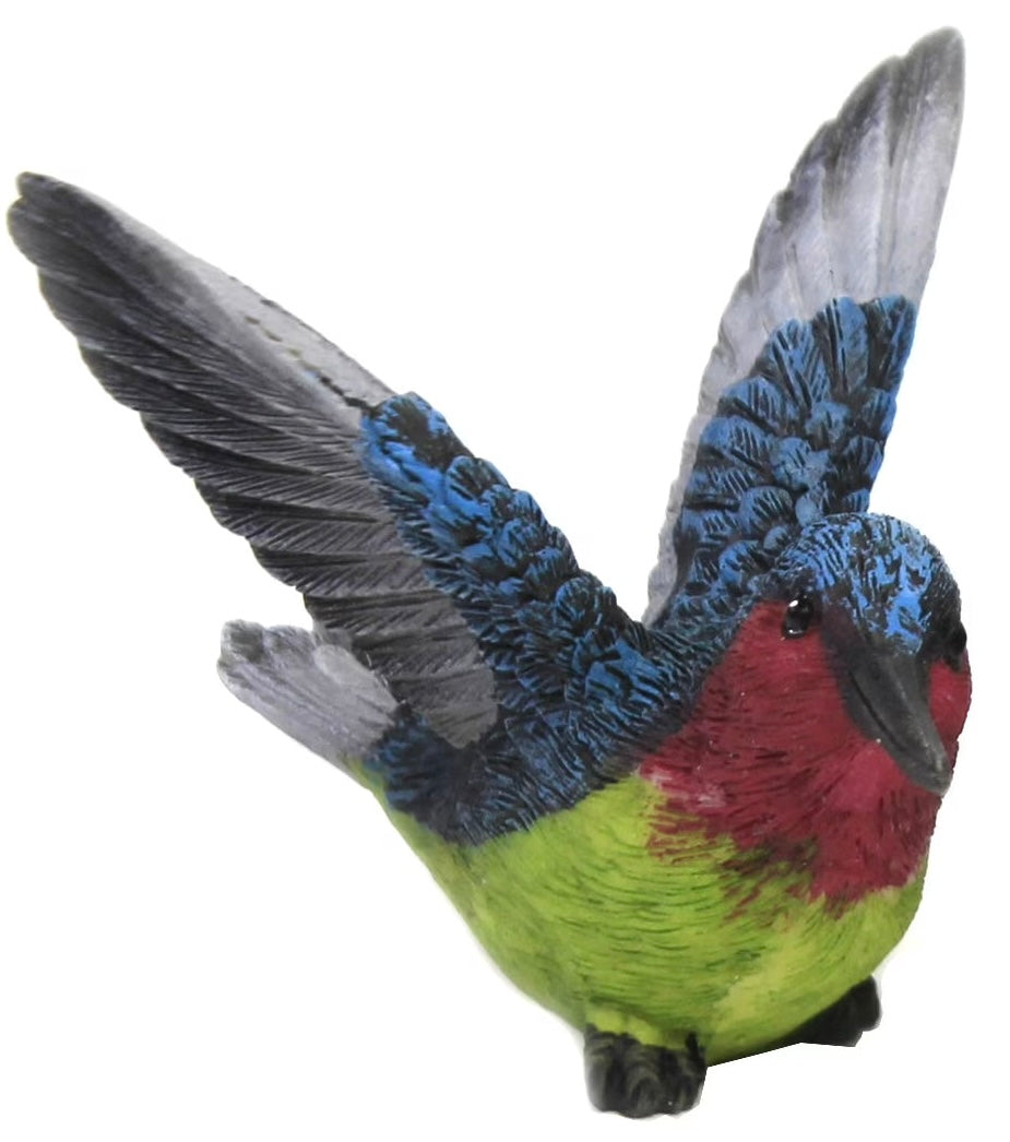 Mini Resin Flying Hummingbird Figurines Set of 4