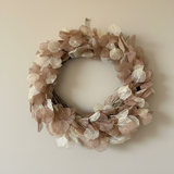 25.5" Weathered Silver Dollar Eucalyptus Wreath