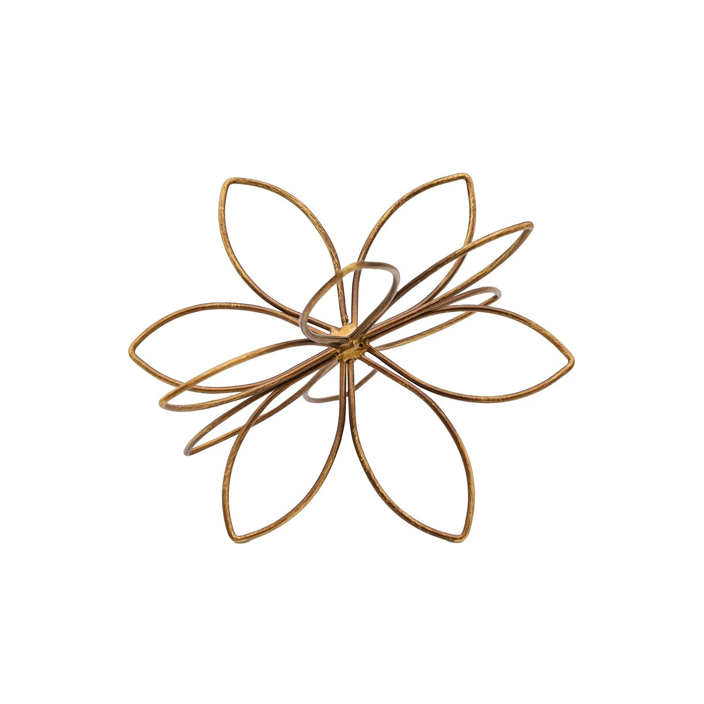 BOHDI FLOWER METAL WIRE DECORATIVE ACCENT BRONZE