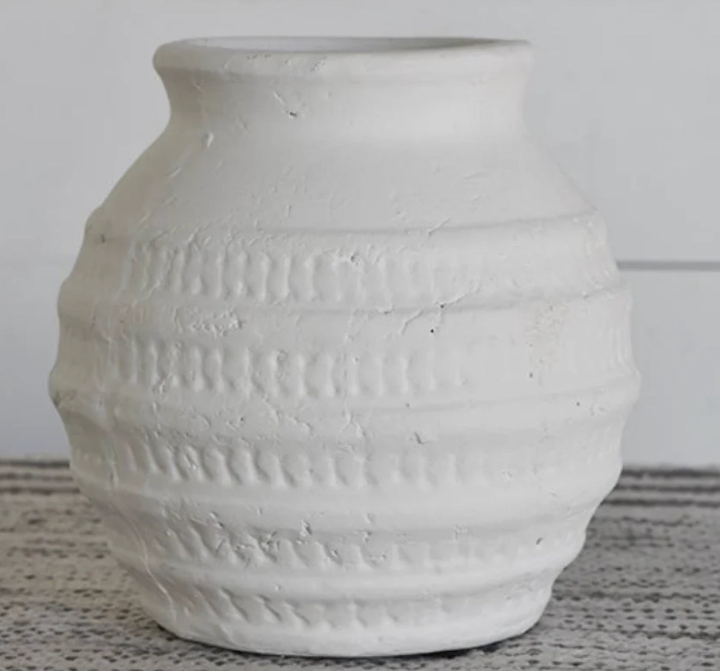 White Wash Vase