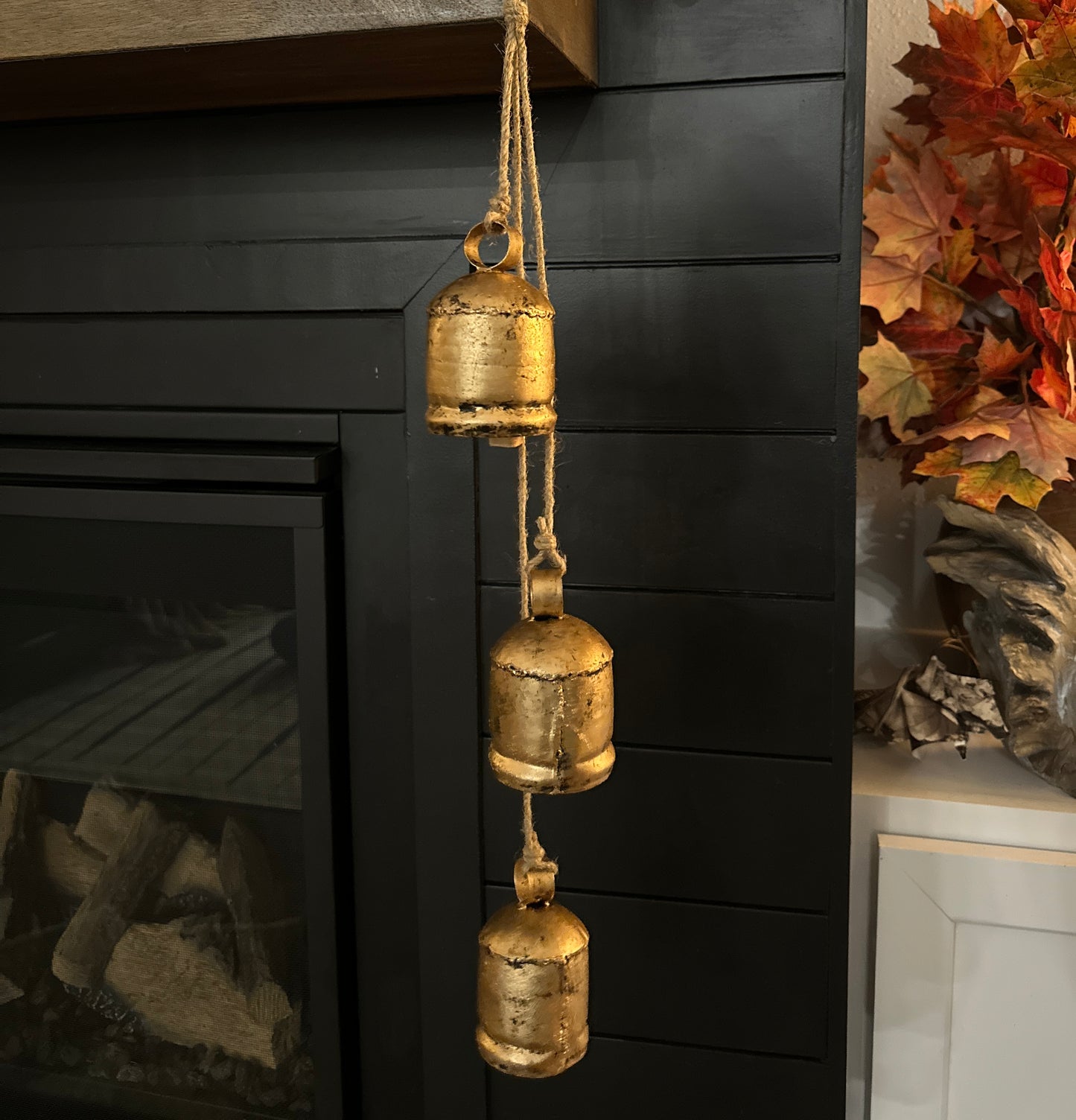 Rustic Gold Cowbell Cluster