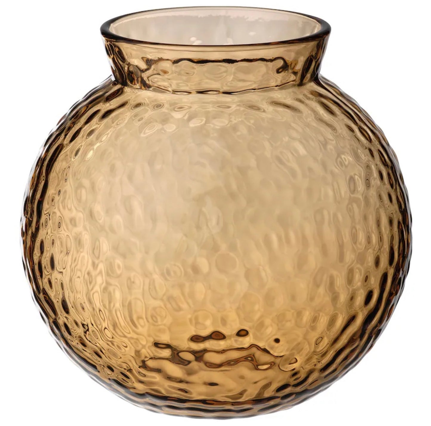 Brown Textured glass vase