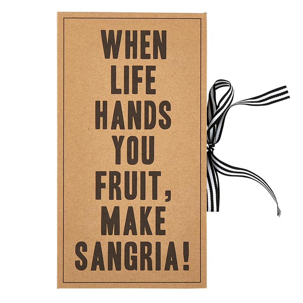 Sangria Kit Book Box - When Life Hands You Fruit