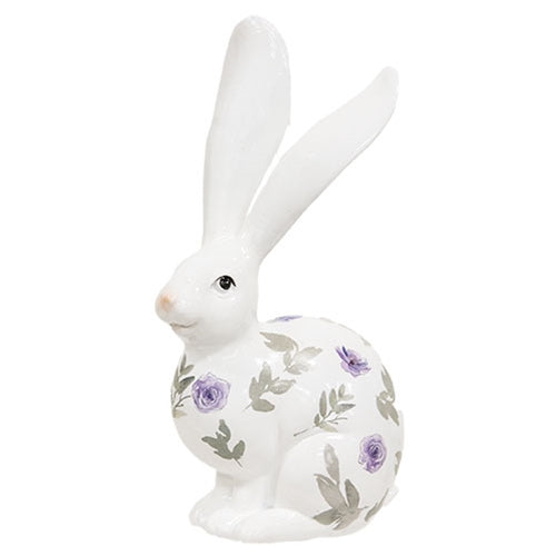 Fuchsia Floral Long-Ear Bunnies (2 Styles)