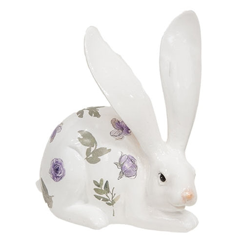 Fuchsia Floral Long-Ear Bunnies (2 Styles)