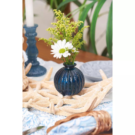 Mini Blue Glass Vase