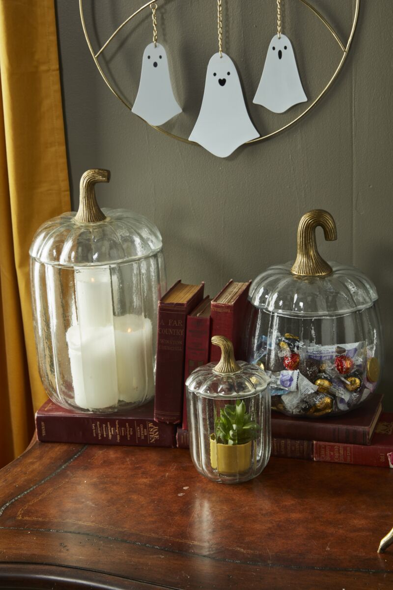 Translucent Pumpkin Jar/Terrarium (3 sizes)